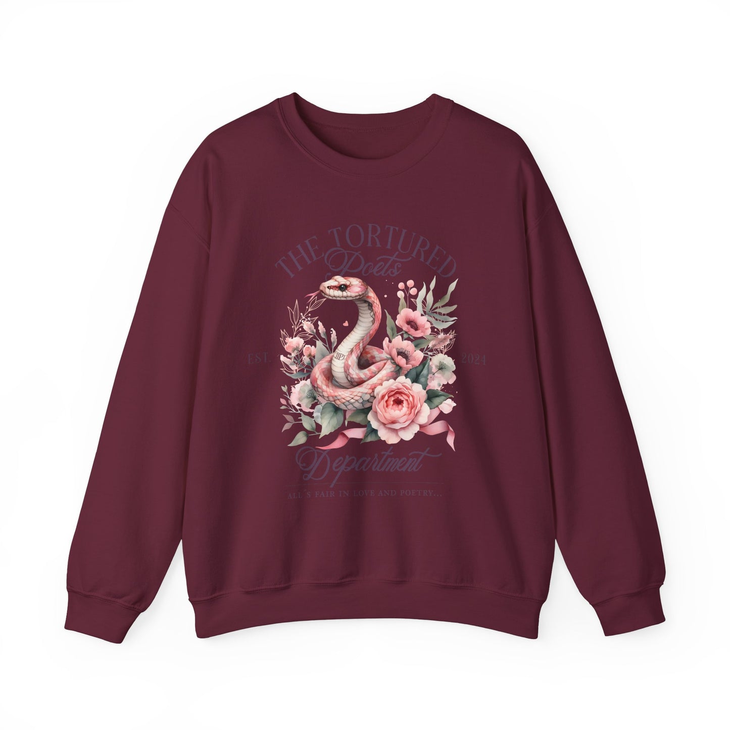 Tortured Poet Long Sleeved Snake Sweatshirt