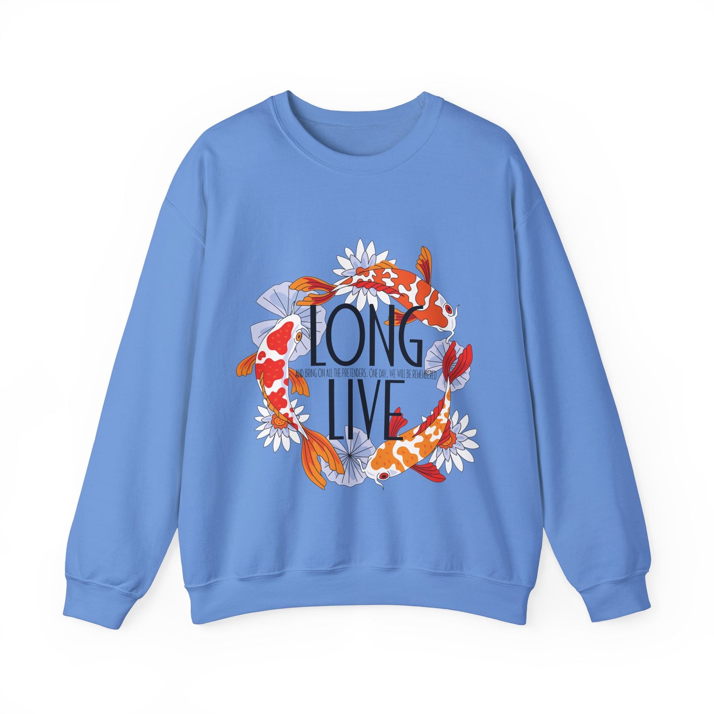 Koi Fish Music Lyric Comfy Sweatshirt