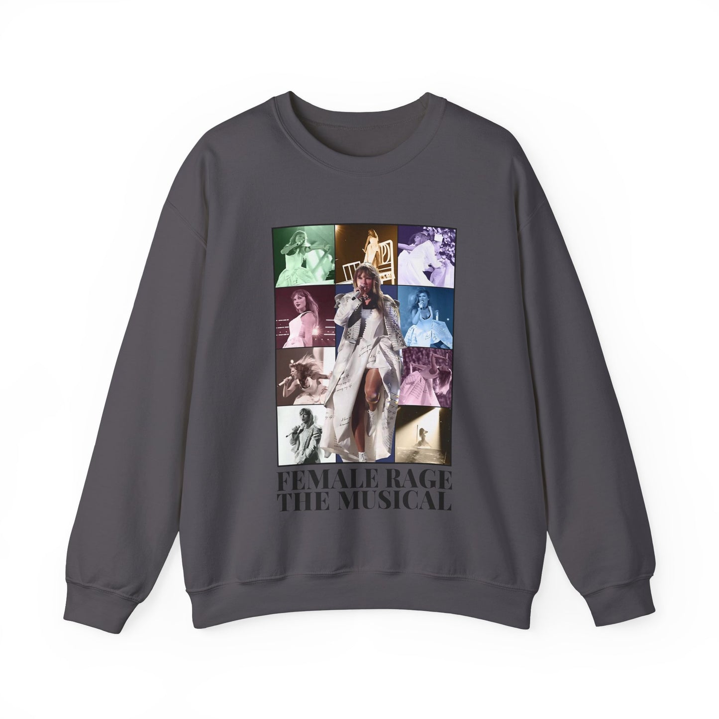 Zombie Rage Feminine Anger Music Sweatshirt