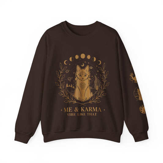 Me & Karma Vibe Like That Music Sweatshirt