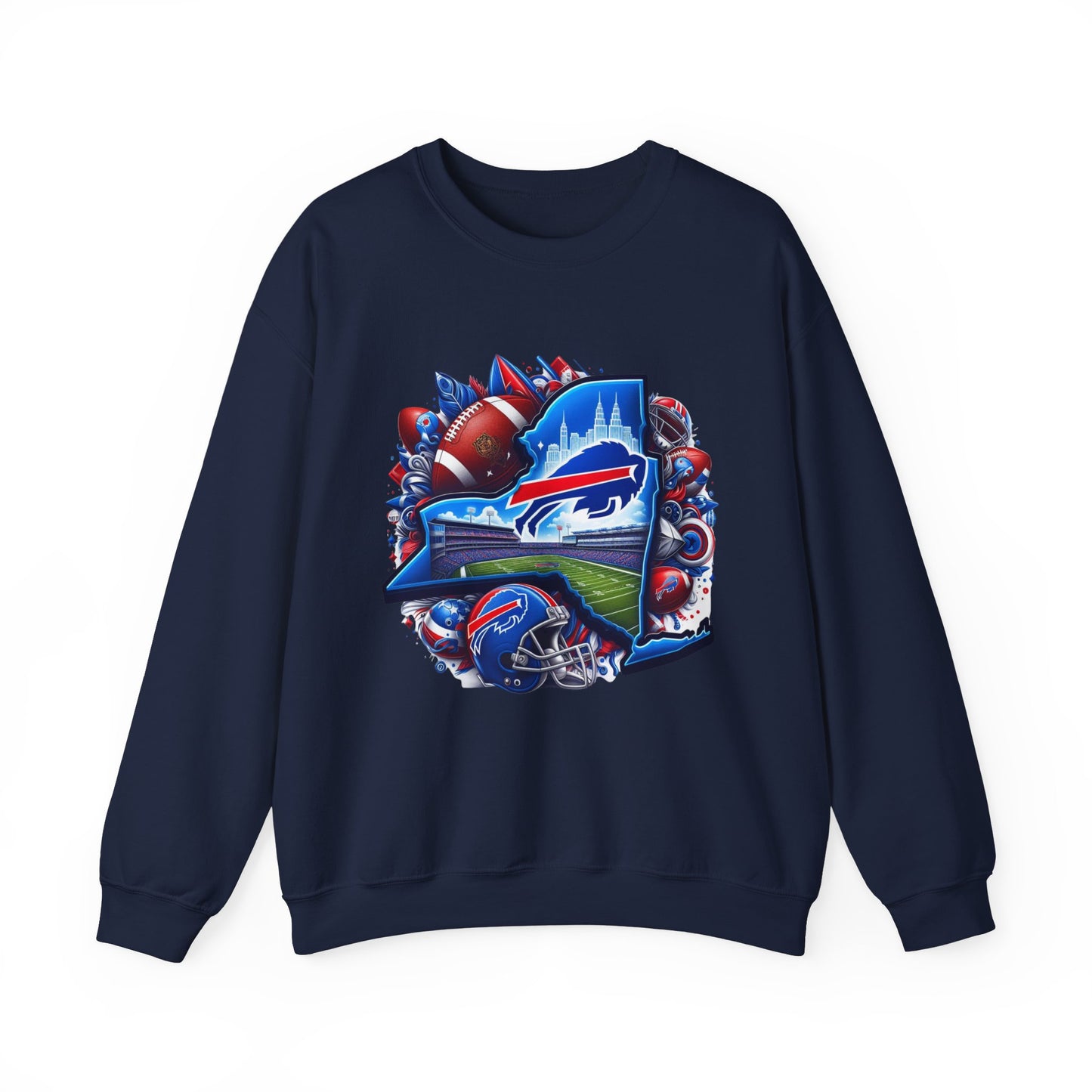 Buffalo Sports Team Sweatshirt Game Day Gear Fan Apparel