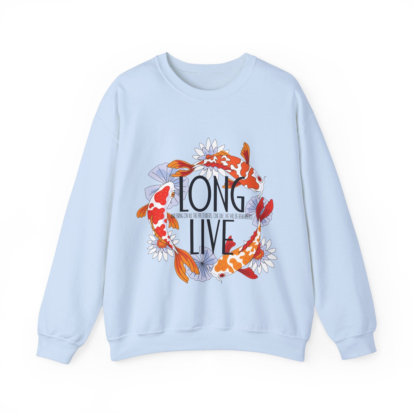 Koi Fish Music Lyric Comfy Sweatshirt