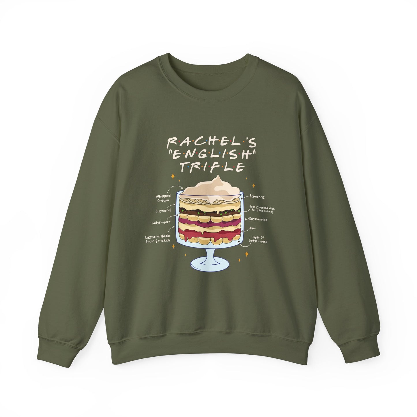 Rachel's Trifle Friends Thanksgiving Holiday Sweatshirt