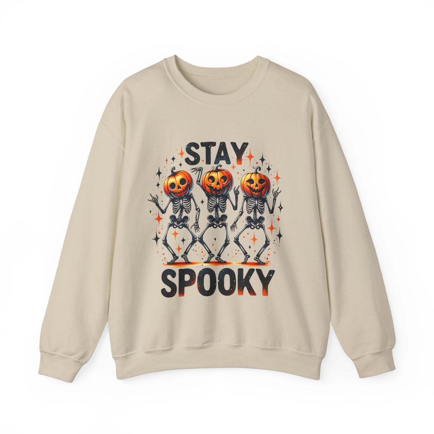 Stay Spooky Pumpkin Skeleton Sweatshirt