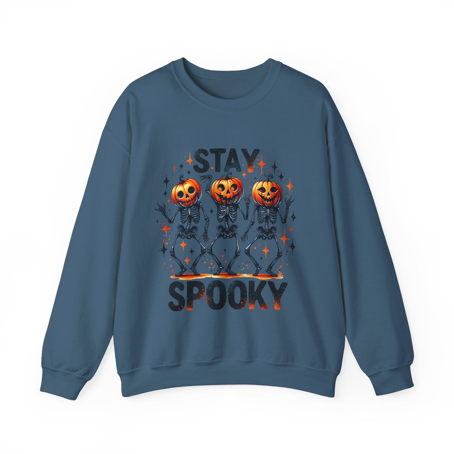 Stay Spooky Pumpkin Skeleton Sweatshirt