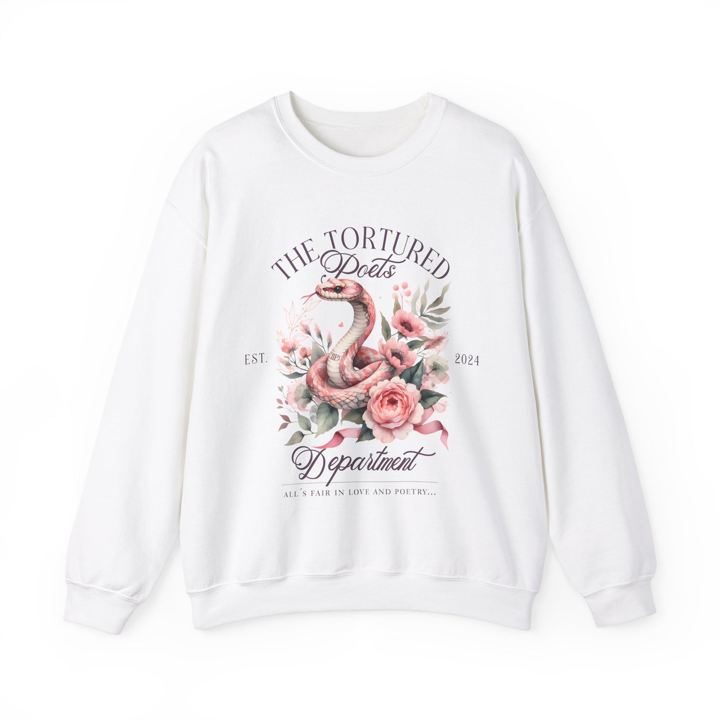 Tortured Poet Long Sleeved Snake Sweatshirt