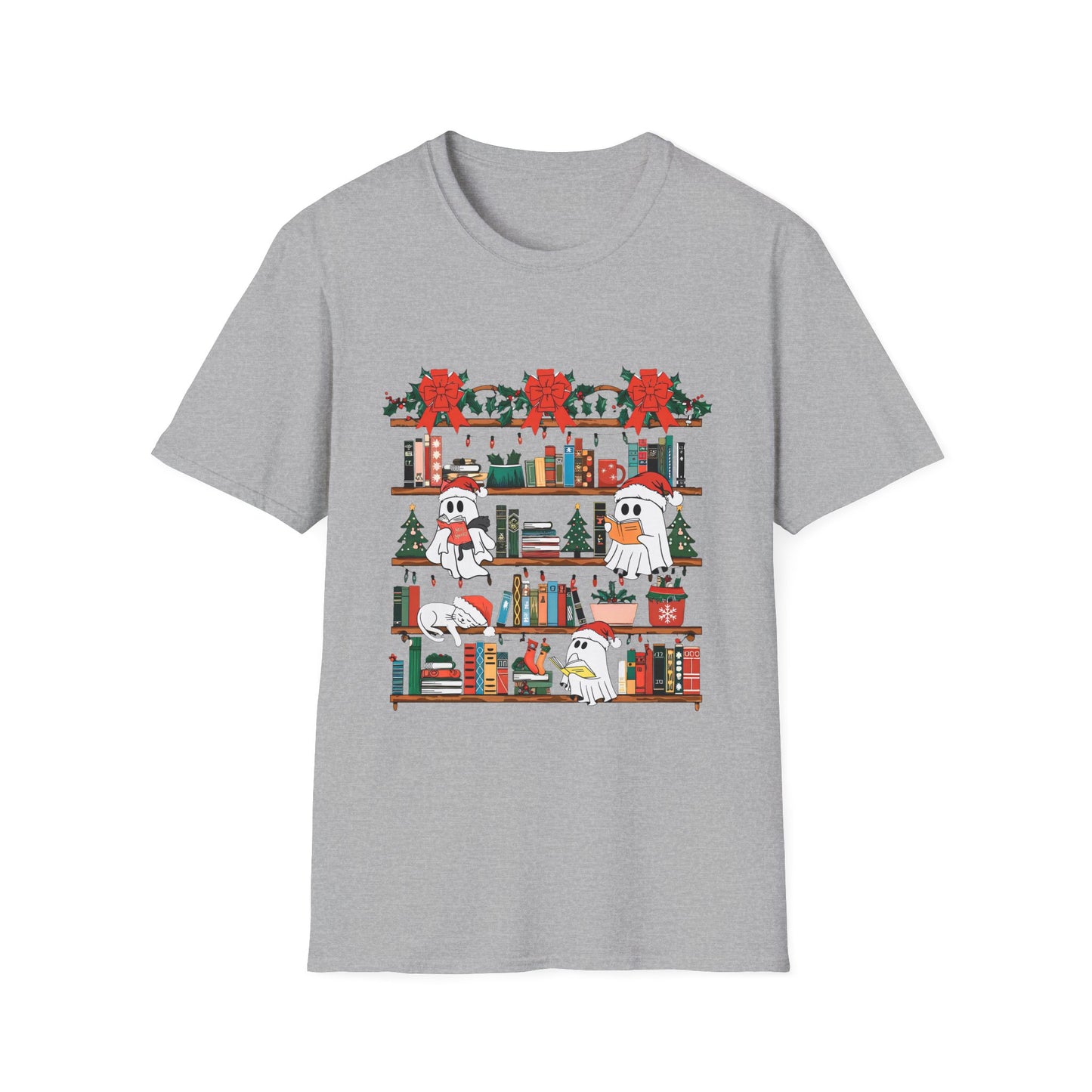 Cozy Holiday Ghost Reading Bookish Apparel