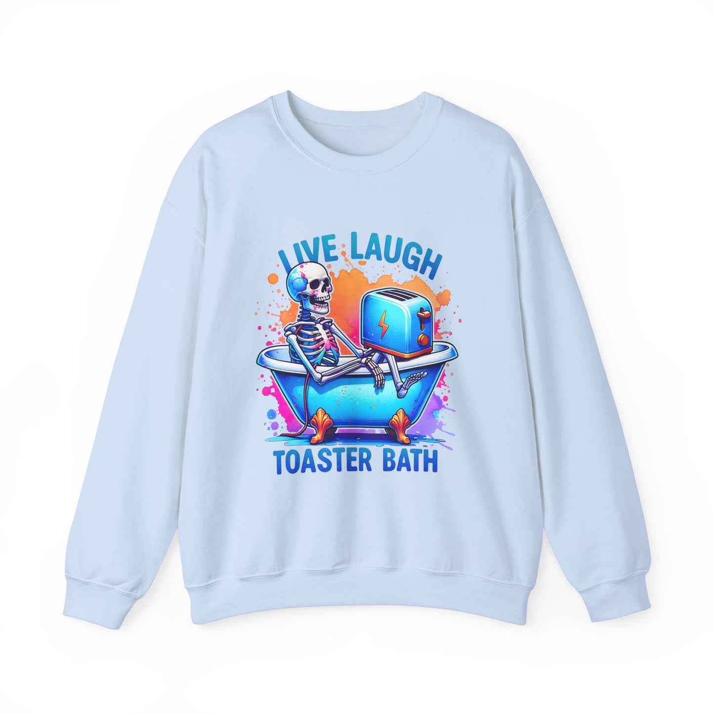 Live Laugh Toaster Bath Funny Apparel