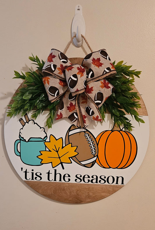 'Tis The Season Fall Door Hanger