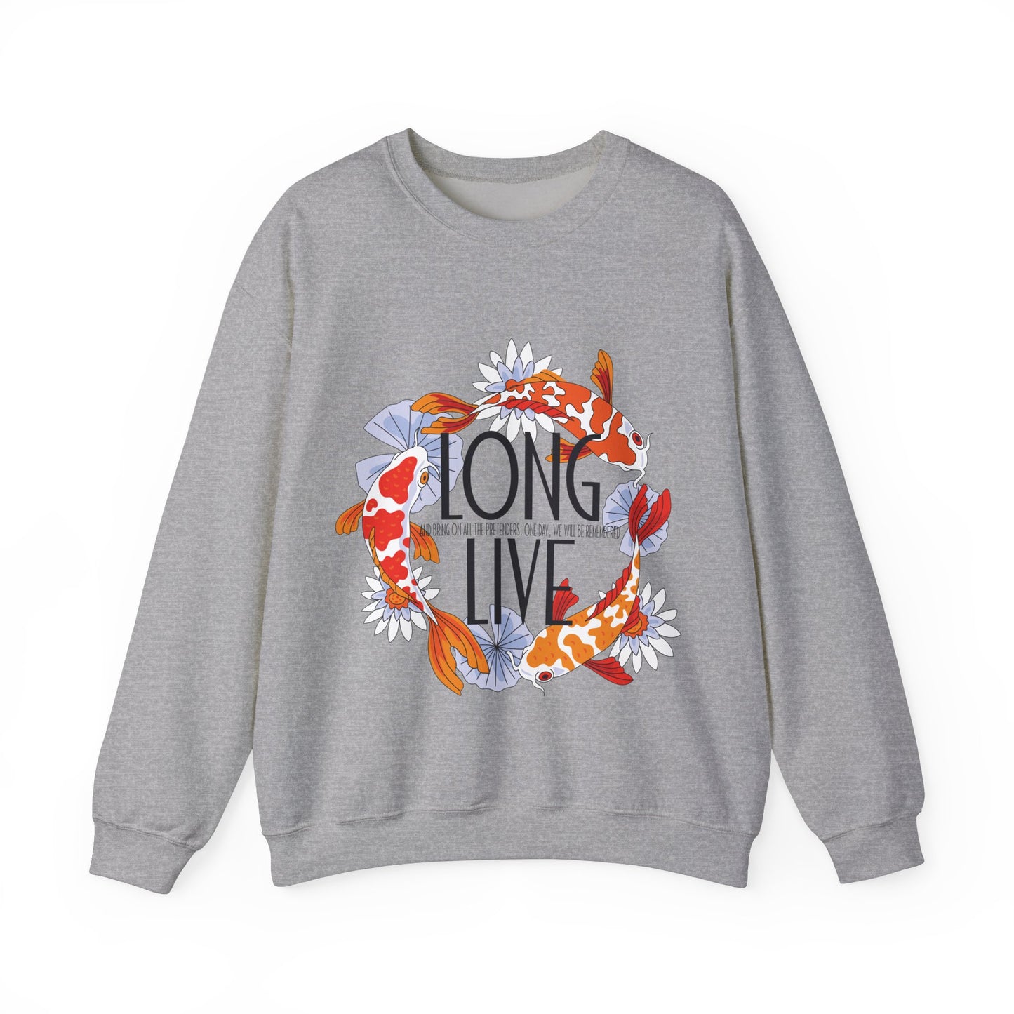 Koi Fish Music Lyric Comfy Sweatshirt