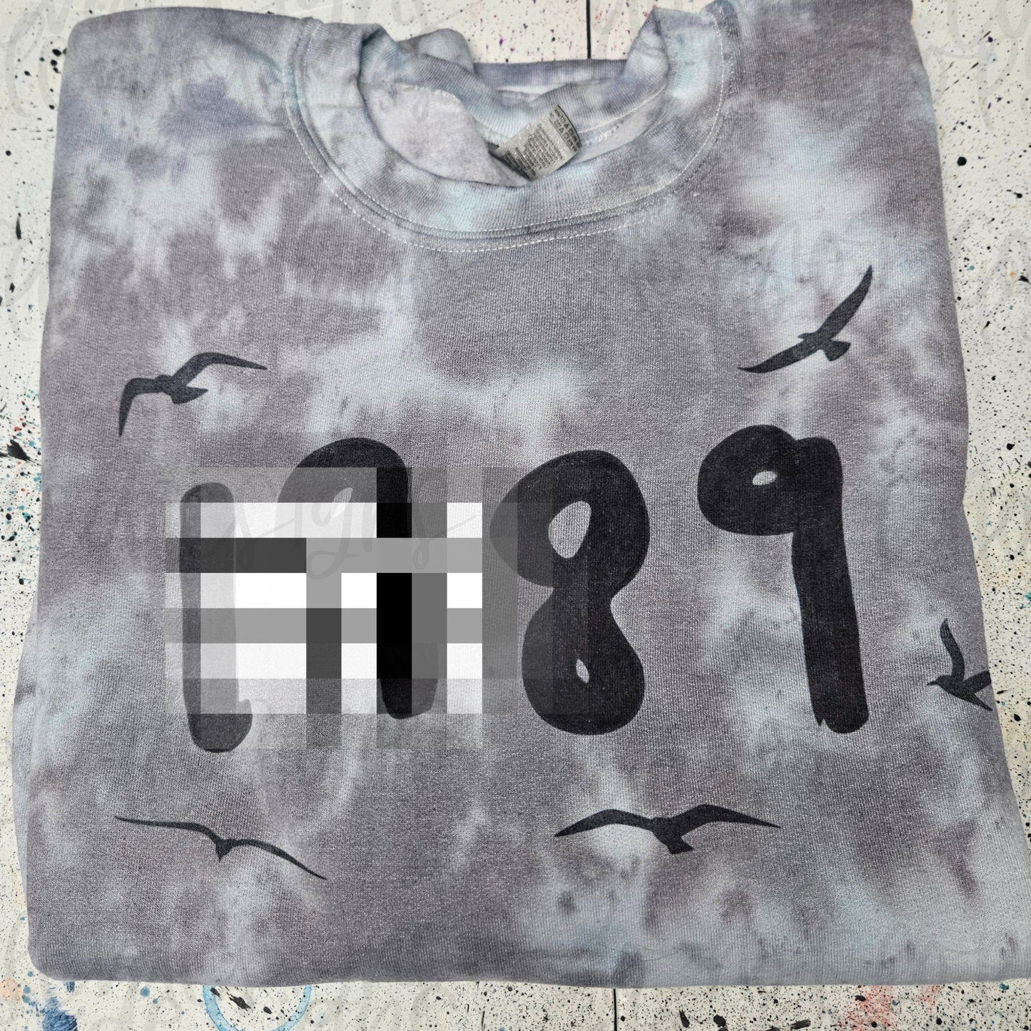 Album Dyed Sweatshirt, Music Lover Gift Idea