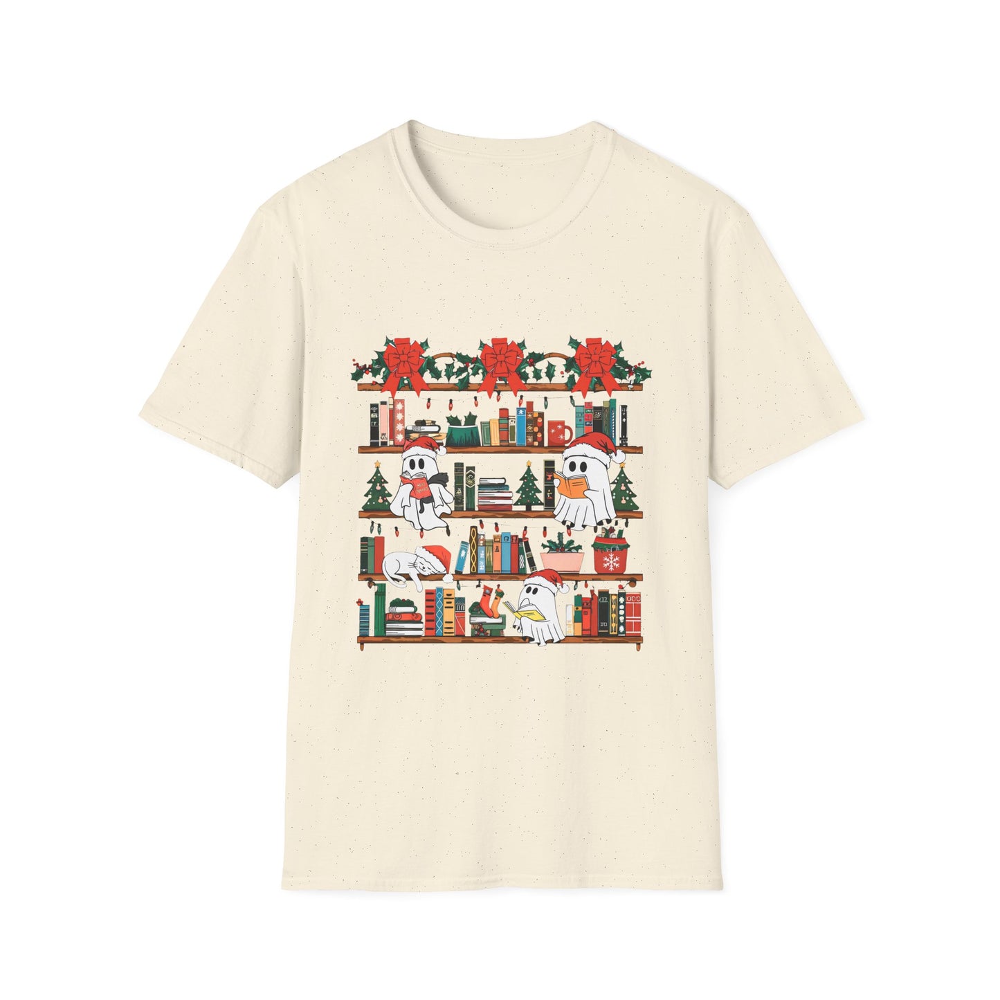 Cozy Holiday Ghost Reading Bookish Apparel