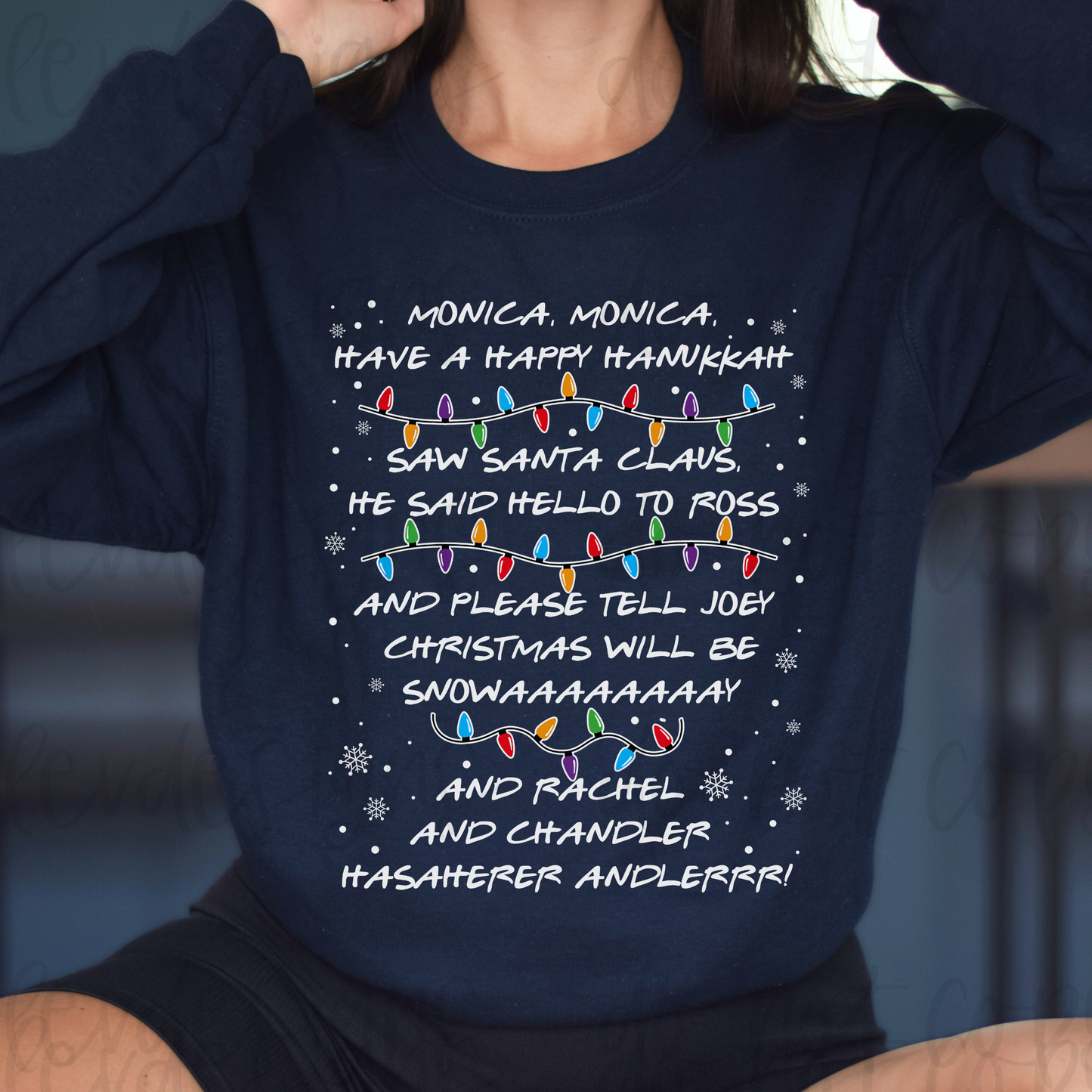 Phoebe Christmas Song For Friends Holiday Sweatshirt