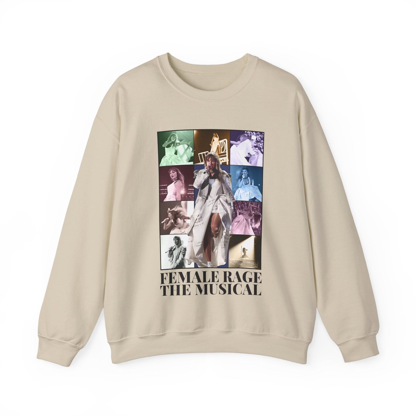 Zombie Rage Feminine Anger Music Sweatshirt