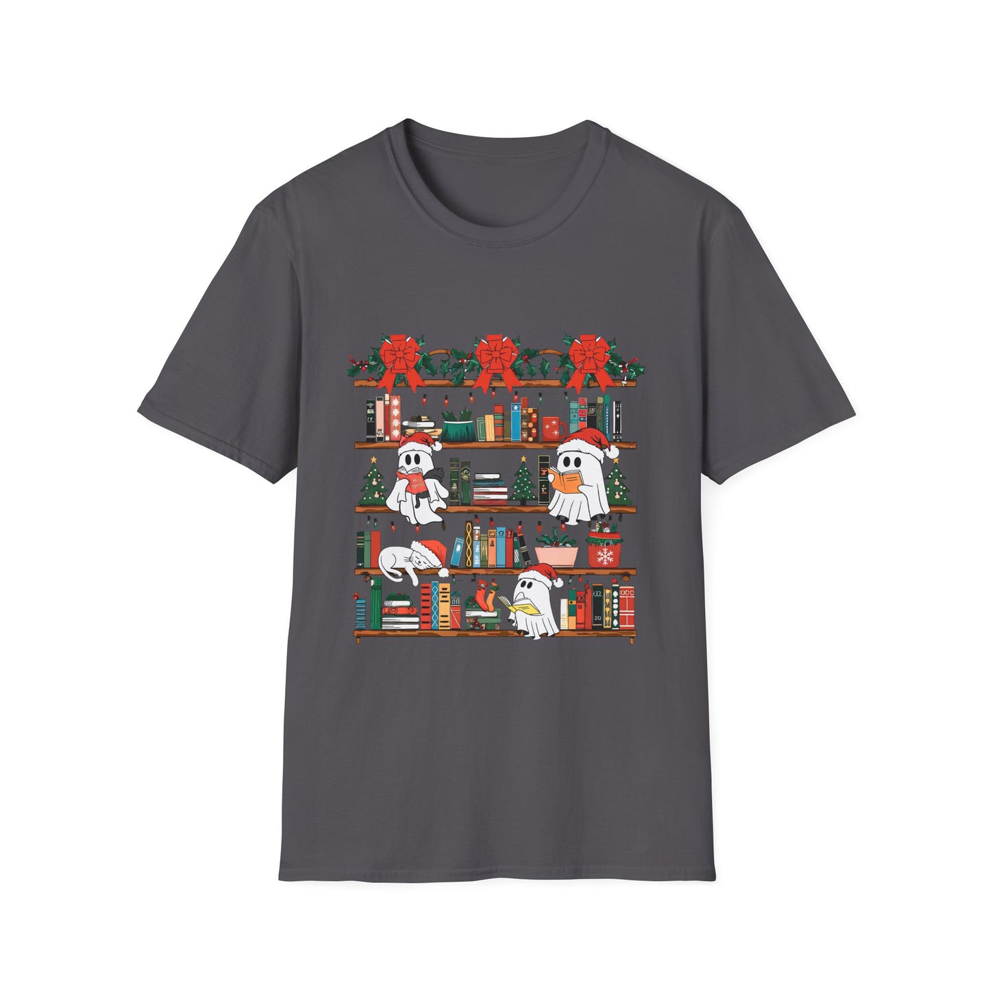 Cozy Holiday Ghost Reading Bookish Apparel