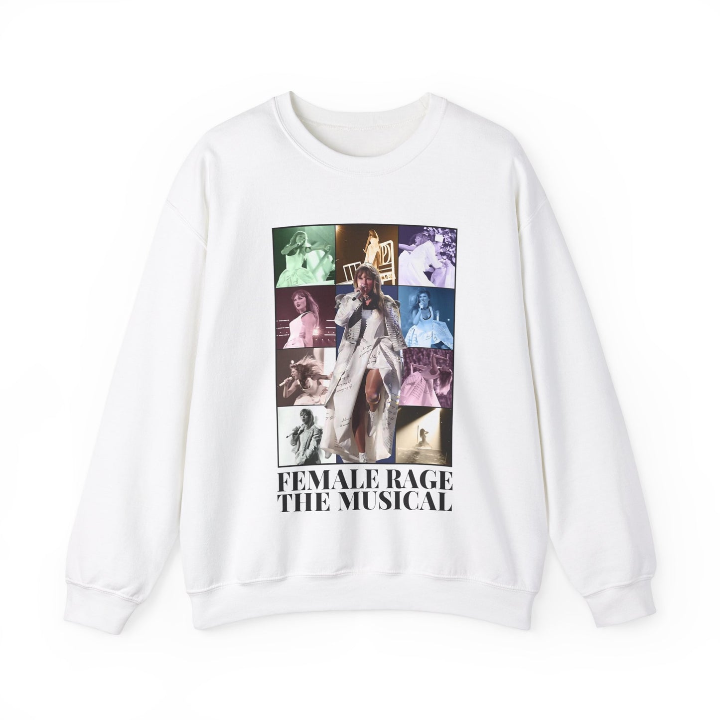 Zombie Rage Feminine Anger Music Sweatshirt