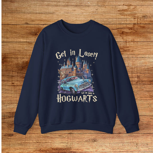 Get In Loser We're Going To Wizard School Crewneck