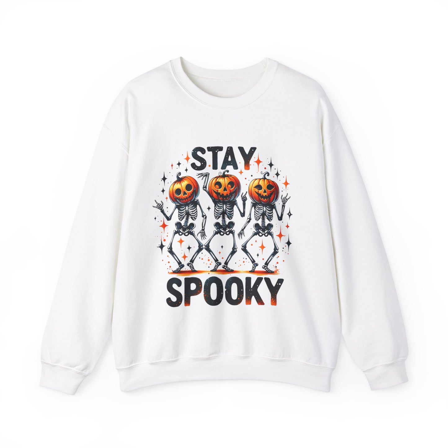 Stay Spooky Pumpkin Skeleton Sweatshirt