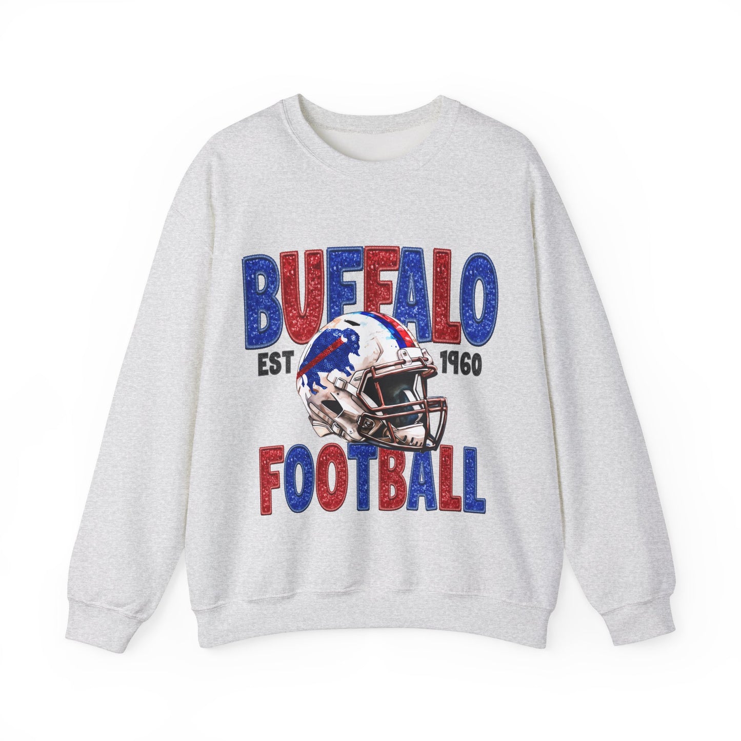 Buffalo Football Faux Bling Sweatshirt