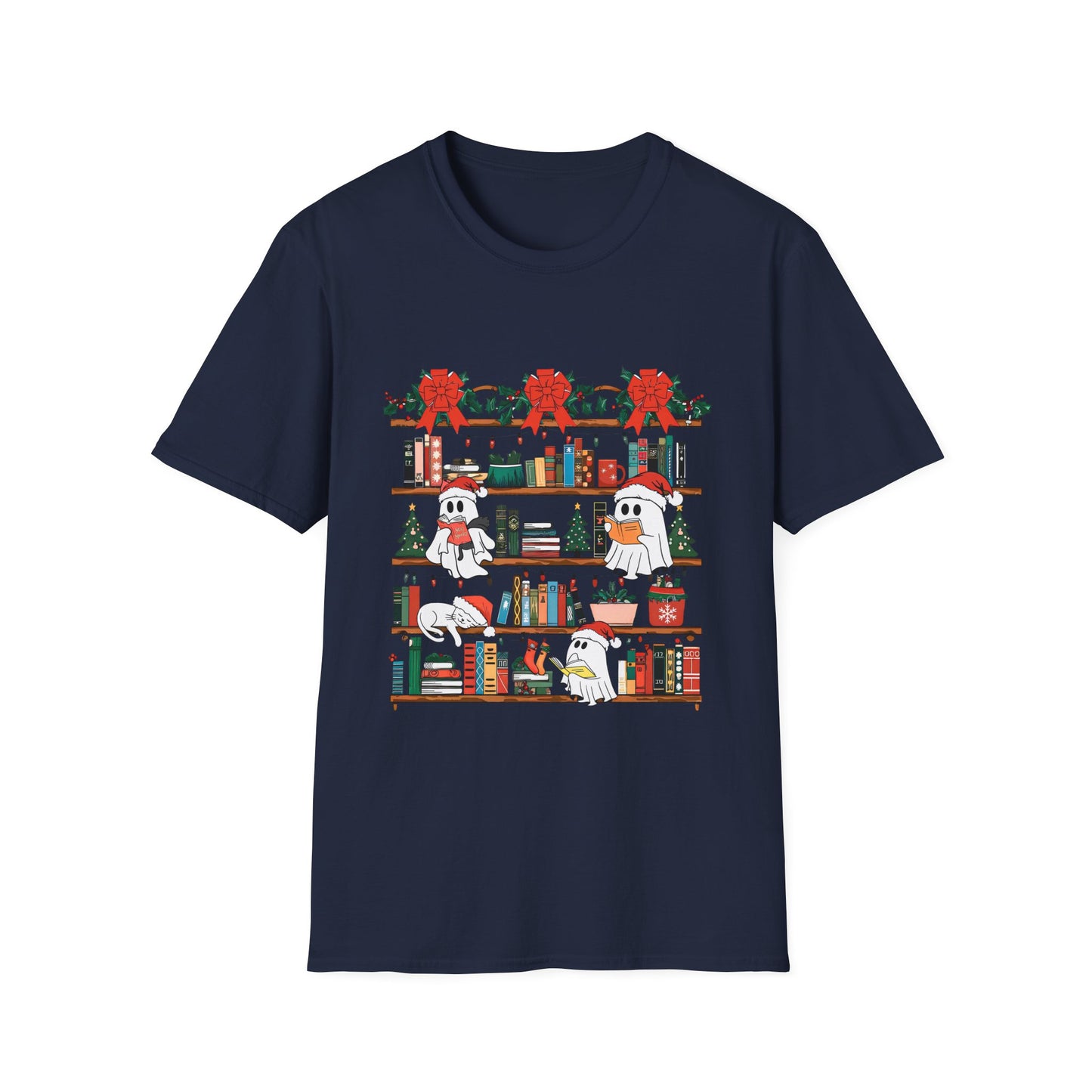 Cozy Holiday Ghost Reading Bookish Apparel