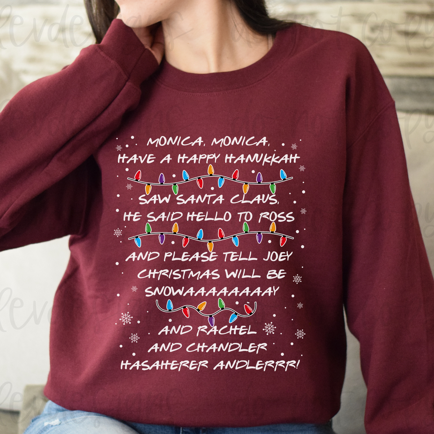 Phoebe Christmas Song For Friends Holiday Sweatshirt