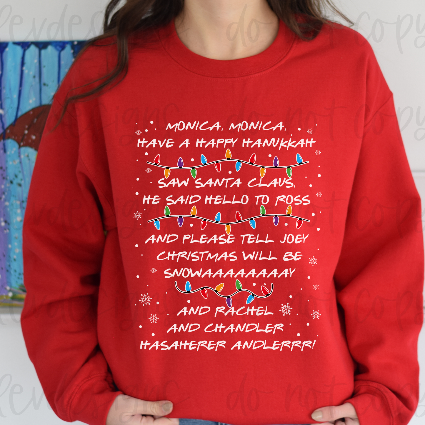 Phoebe Christmas Song For Friends Holiday Sweatshirt