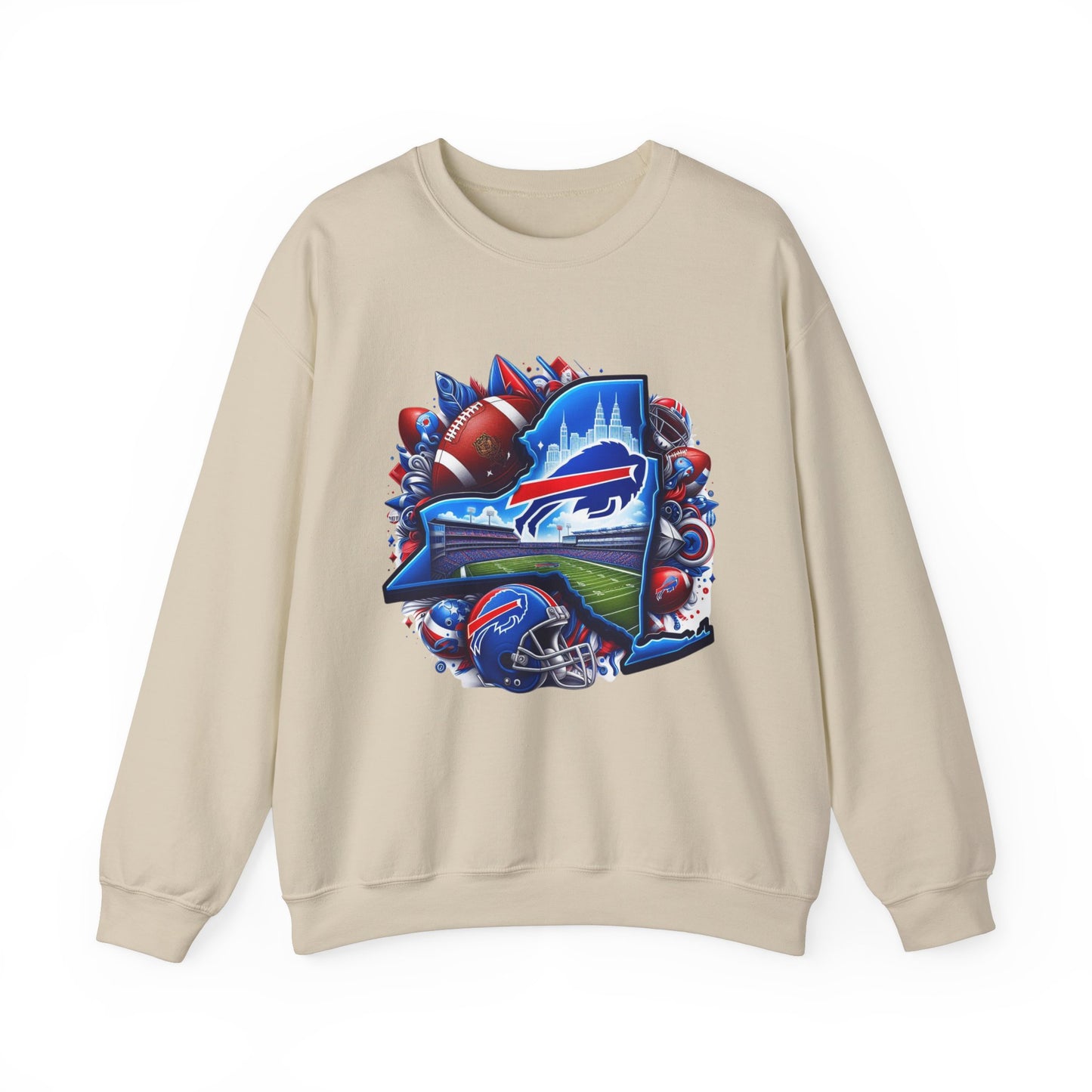 Buffalo Sports Team Sweatshirt Game Day Gear Fan Apparel