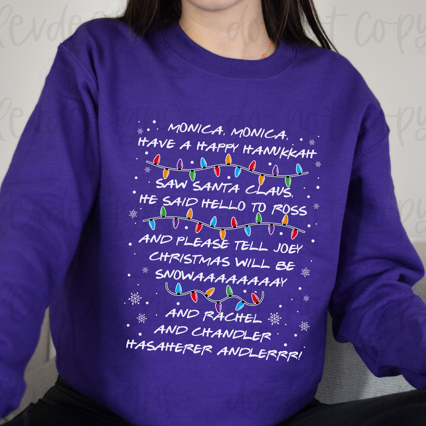 Phoebe Christmas Song For Friends Holiday Sweatshirt