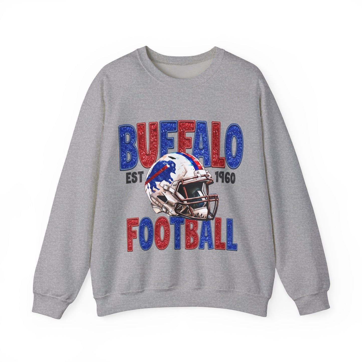 Buffalo Football Faux Bling Sweatshirt