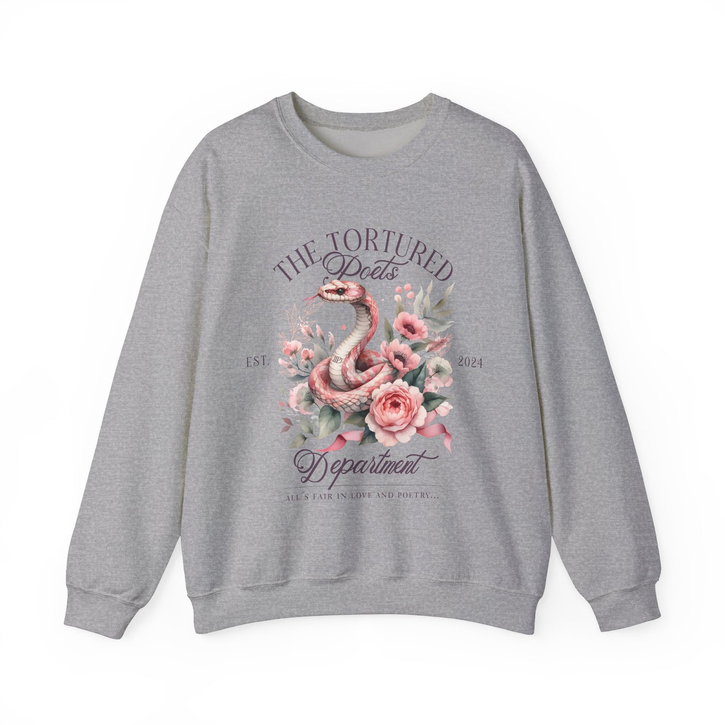 Tortured Poet Long Sleeved Snake Sweatshirt