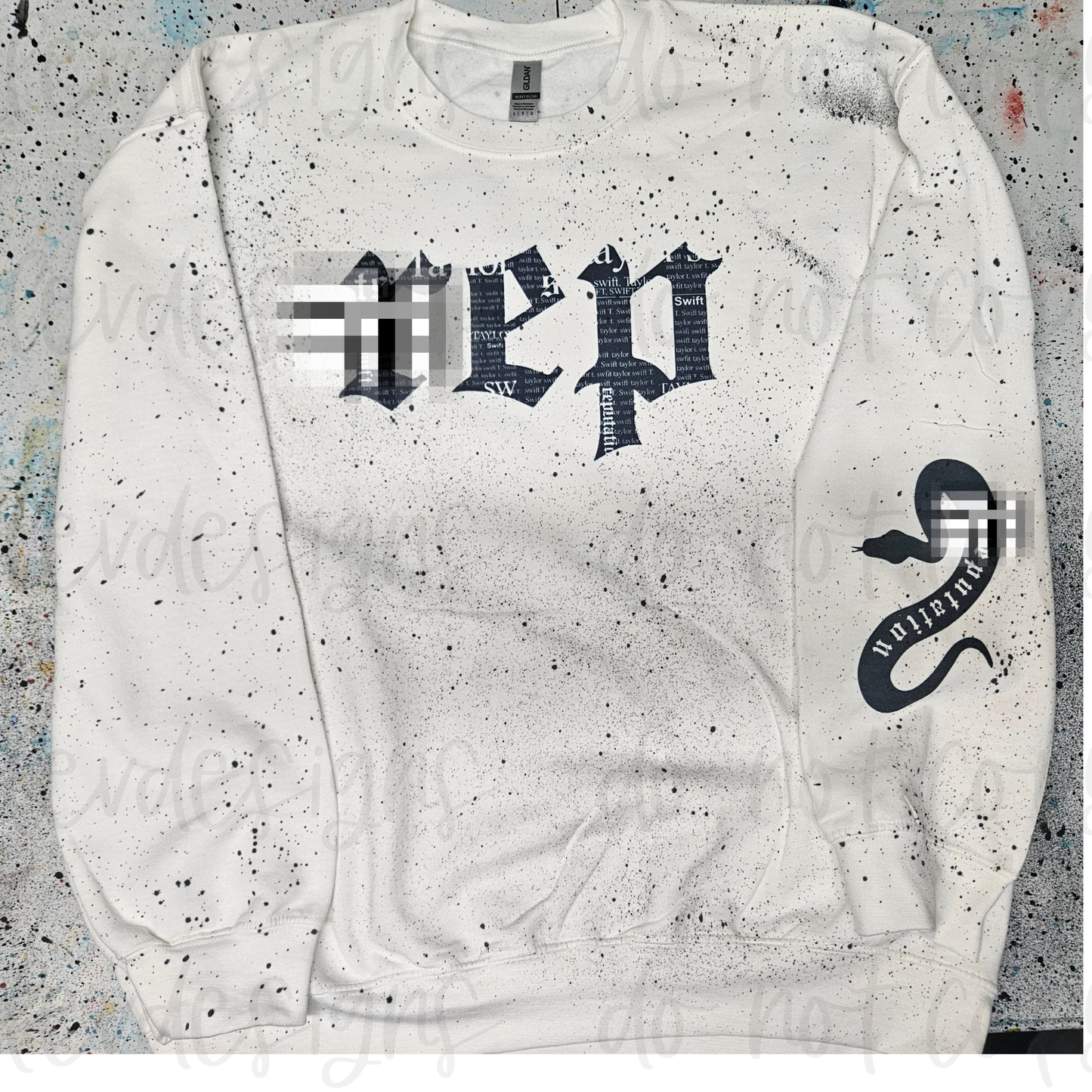 Snake Long Sleeved Sweatshirt, Album Lyric Sweater