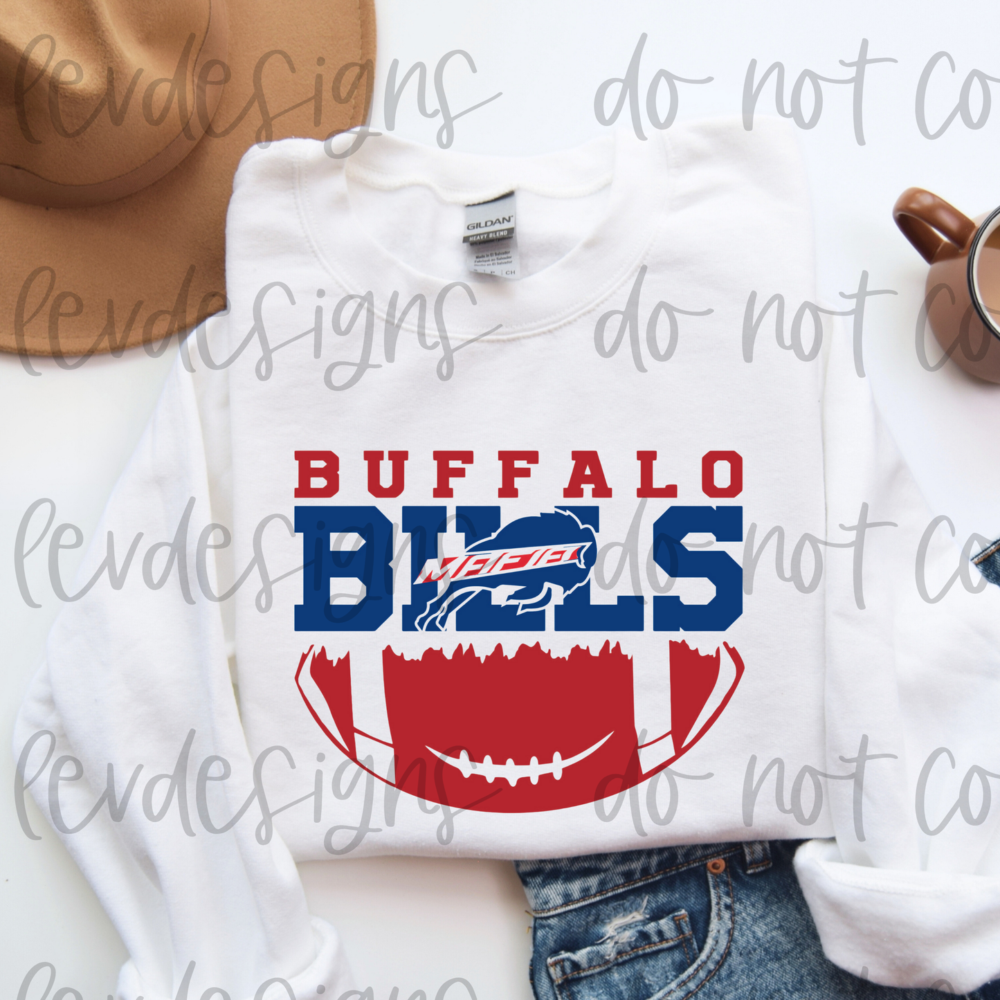 Buffalo Bills Sweatshirts, Game Day Apparel, Tailgate Shirt